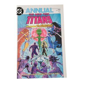 DC Comics The New Teen Titans Annual #1 1985 Comic Book Collector Bagged Boarded